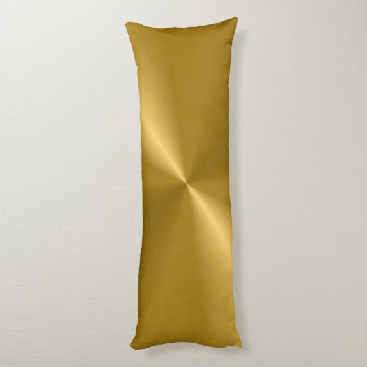 Gold look Modern Print Lichaamskussen (Achterkant (Verticaal))