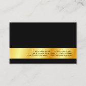 Gold look Modern Professional Elegant Sjabloon Visitekaartje (Achterkant)