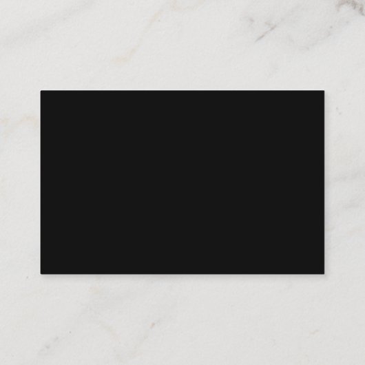 Gold look Professional modern design elegant zwart Visitekaartje (Achterkant)