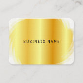 Gold look Professional Moderne, elegante Sjabloon Visitekaartje (Voorkant)