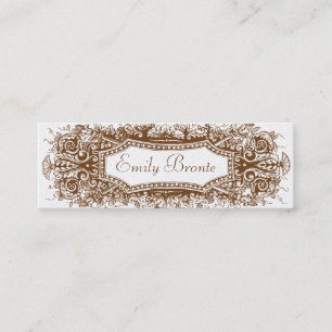 Gold look Skinny Card #2 Mini Visitekaartje