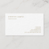 Gold Look Text Premium Ultra Dikke Luxe Elite Visitekaartje (Achterkant)