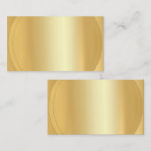 Gold look Trendy Modern Elegant Blank Sjabloon (Voorkant / Achterkant)