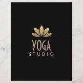 Gold Lotus Flower Flyer (Voorkant)