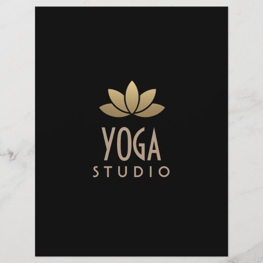 Gold Lotus Flower Flyer (Voorkant)