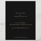 Gold Lotus Flower Flyer (Achterkant)