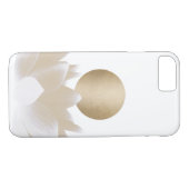 Gold Lotus Flower & Sun Elegant Case-Mate iPhone Case (Achterkant (Horizontaal))