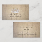 Gold Lotus Flower & Sun Elegant Zen Background Visitekaartje (Voorkant / Achterkant)