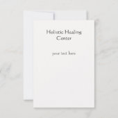 Gold Lotus Healing Arts Cadeaukaart of aankondigin Aankondiging (Achterkant)