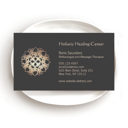 Gold Lotus Holistic Health and Healing Arts Visitekaartje