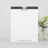 Gold Lotus Letterhead Briefhoofd (Staand voorkant)