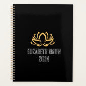Gold Lotus Logo Planner (Voorkant)