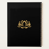 Gold Lotus Logo Planner (Achterkant)