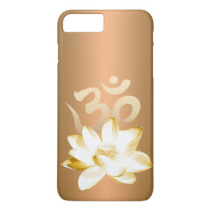 Gold Lotus & Om Symbol Yoga Case-Mate iPhone Case