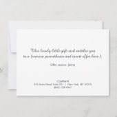 Gold Lotus Salon en Spa Cadeaubon (Achterkant)