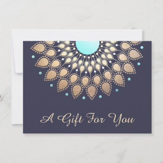 Gold Lotus Salon en Spa Cadeaubon (Voorkant)