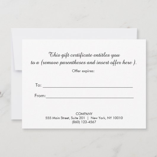 Gold Lotus Salon en Spa Cadeaubon (Achterkant)