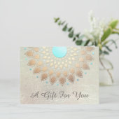 Gold Lotus Salon en Spa Cadeaubon (Staand voorkant)