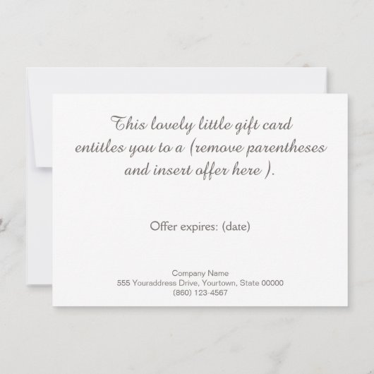 Gold Lotus Salon en Spa Cadeaubon (Achterkant)