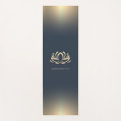 Gold Lotus Spa Beauty Salon Monogram Yogamat (Voorkant)