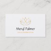 Gold Lotus Visitekaartje (Voorkant)