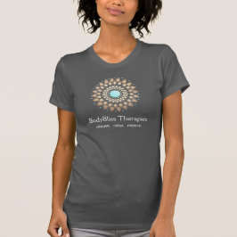 Gold Lotus Yoga en Meditation Teacher Health Spa T-shirt