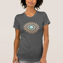 Gold Lotus Yoga en Meditation Teacher Health Spa T-shirt