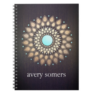 Gold Lotus Yoga en Meditation Teacher Wellness Notitieboek