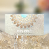 Gold Lotus Yoga en Meditation Teacher Wellness Visitekaartje