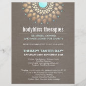 Gold Lotus Yoga Holistic Health Therapist Flyer (Voorkant)