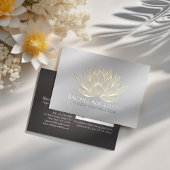 Gold Lotus Yoga Meditation Instructor Benoeming Afsprakenkaartje