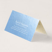 Gold Lotus Yoga Meditation Instructor Prijslijst Visitekaartje (Achterkant)