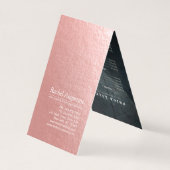 Gold Lotus Yoga Meditation Instructor Prijslijst Visitekaartje (Achterkant)