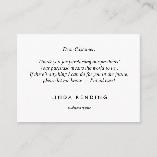 Gold Lotus yoga | Ruby Bedankt voor uw aankoop Informatiekaartje (Voorkant)