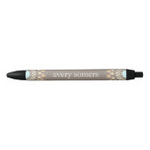 Gold Lotus Zwarte Inkt Pen (Voorkant)