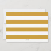 Gold Love and Light Single Photo Hanukkah Kaart (Achterkant)