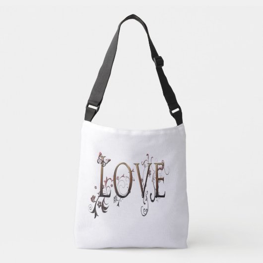 Gold Love Crossbody Tas (Voorkant)