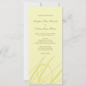 Gold Love Infinity Hand Clasp Logo Wedding Invite Kaart (Achterkant)