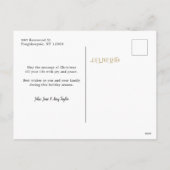 Gold Love & Joy Typography 2-Foto Feestdagenkaart (Achterkant)