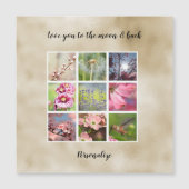 Gold Love Persoonlijke foto Collage (Voorkant)