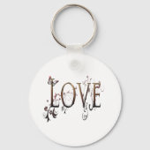 Gold Love Sleutelhanger (Voorkant)