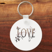Gold Love Sleutelhanger (Voorkant)
