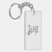 Gold Love Sleutelhanger (Voorkant Links)