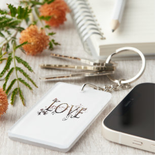 Gold Love Sleutelhanger