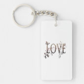 Gold Love Sleutelhanger (Voorkant)