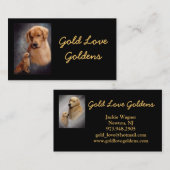 Gold Love Visitekaartje (Voorkant / Achterkant)