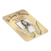 Gold Loving Memory Memorial Magneet (Rechterzijde)
