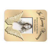 Gold Loving Memory Memorial Magneet (Horizontaal)