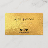 Gold Loyalty Visitekaartje (Achterkant)