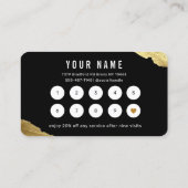 Gold Loyalty Visitekaartje (Achterkant)